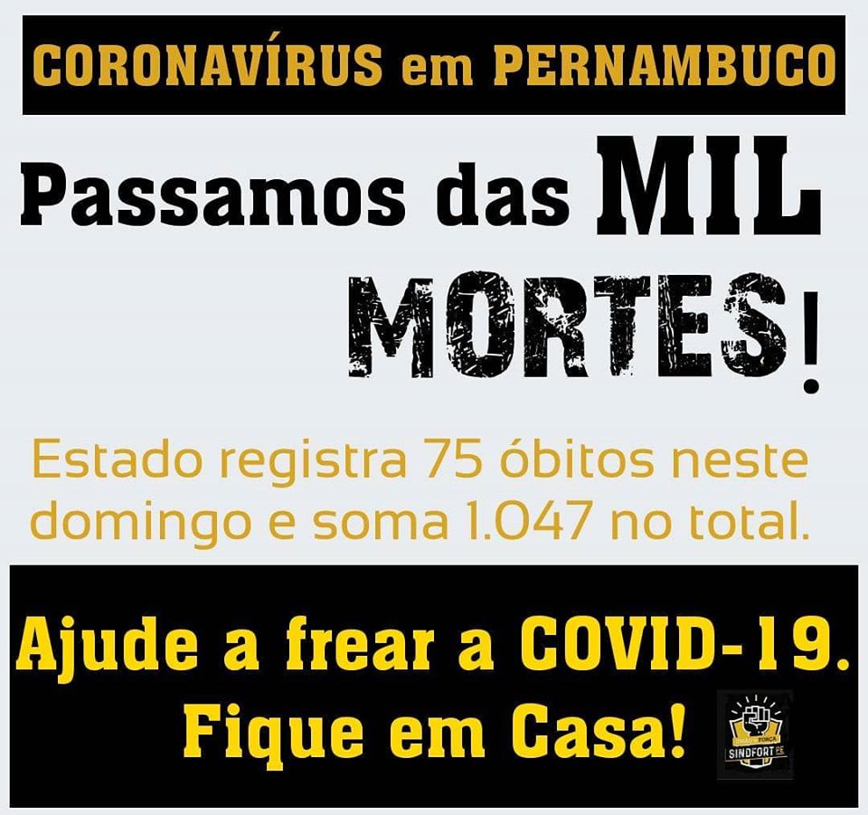 Quem não precisa sair de casa, pode fazer sua parte!